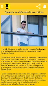 Screenshot 2 for TuDeporte APK