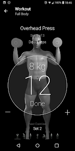 Screenshot 1 for Dumbbell Home Workout Premium 3.20 APK MOD Unlocked