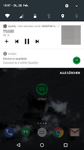 Screenshot 2 for AirSpot AirPlay + DLNA for Spotify  no root 1.4 APK