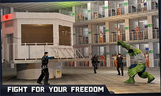 Screenshot 4 for Incredible Monster Hero Super Prison Action Games 4.3 MOD APK