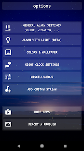 Screenshot 1 for Radio Alarm Clock clock radio and radio player 3.1.0 Paid