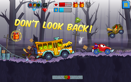 Screenshot 7 for Car Eats Car Apocalypse Racing 2.9 MOD (Unlimited Money + Fuel + Unlocked)