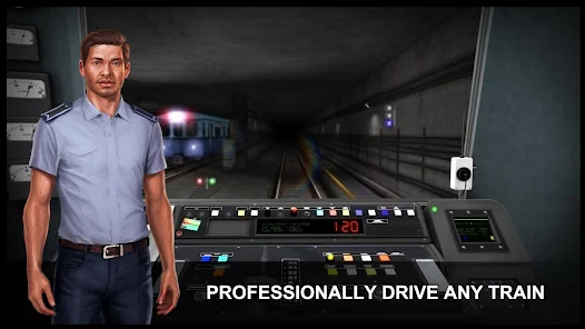 Screenshot 1 for Subway Simulator 3D 3.9.8 MOD APK Unlimited Money, Unlocked