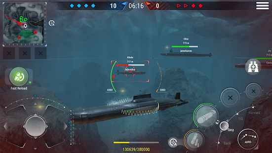 Screenshot 3 for WORLD of SUBMARINES 2.0 Mod No Reload Time