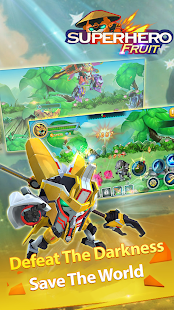 Screenshot 3 for Cover art Superhero Fruit Robot Wars Future Battles 1.0 MOD APK (Unlimited Gold Coins + Diamonds)