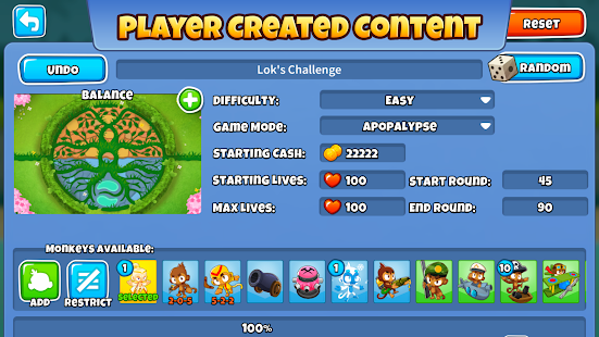 Screenshot 7 for Bloons TD 6 46.3 MOD APK Menu