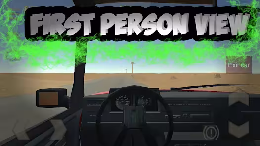 Screenshot 2 for The Desert Driver 0.7.1 MOD APK Unlocked Full Version