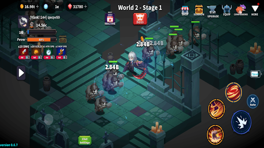 Screenshot 6 for Idle Iron Knight 1.5.1 MOD APK Damage, Experience Multiplier