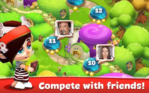 Screenshot 7 for Gemmy Lands Match 3 Games 9.01 APK + MOD Unlimited Money