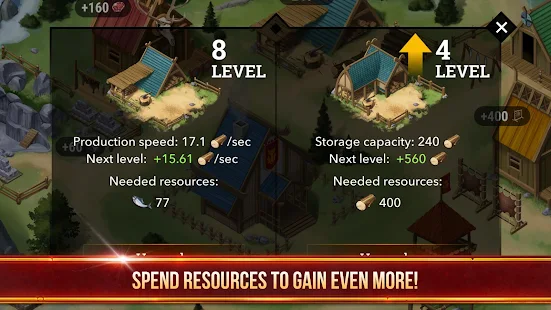 Screenshot 4 for Vikings Odyssey 1.1.3 MOD APK Unlimited Money