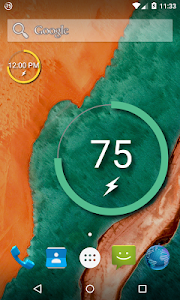 Screenshot 1 for Battery Widget Reborn 2016 2.3.6 PRO Patched