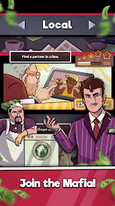 Screenshot 1 for Idle Mafia Inc Manager Tycoon Mod APK 0.37 Remove ads Unlimited money