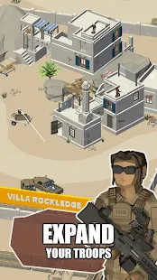 Screenshot 6 for Idle Warzone 3d Military Game Army Tycoon 1.2.3 Mod Unlimited Money/Diamonds