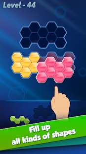 Screenshot 3 for Block Hexa Puzzle 5.0.3 MOD (Hints + Unlocked)