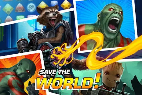 Screenshot 4 for MARVEL Puzzle Quest Join the Super Hero Battle 194.512380 MOD (Unlimited Money)