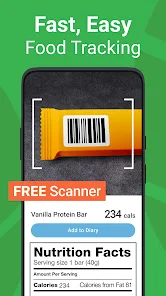Screenshot 2 for MyNetDiary 8.8.8 MOD APK Premium Unlocked