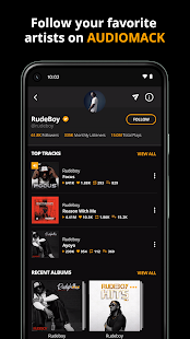 Screenshot 5 for Audiomack Download New Music Offline Free v6.7.3 APK MOD All Unlocked