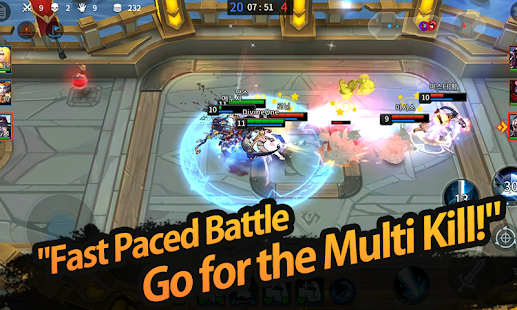 Screenshot 3 for League of Masters Legend PvP MOBA 1.32 MOD (Attack damage + Reset Skill + More)