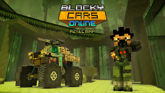 Screenshot 1 for Blocky Cars Online 3.8.0 APK + MOD + Data