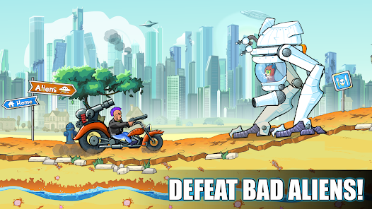 Screenshot 5 for Mad Day Truck Distance Game 2.2 MOD APK God Mod, Instant Kill, No Shoot Delay, Unlimited Fuel