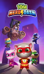 Screenshot 7 for Talking Tom Hero Dash 1.9.2.1108 Mod Money