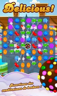 Screenshot 1 for Candy Crush Saga 1.101.0.2 MOD Unlimited Health