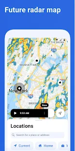 Screenshot 2 for RainViewer Weather forecast & storm tracker Premium 2.7