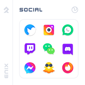 Screenshot 1 for ENIX Icon Pack 4.9.1 APK Patched