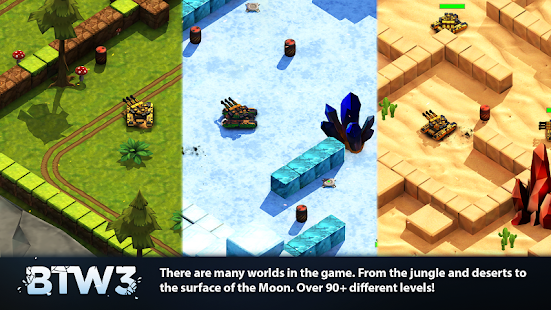 Screenshot 3 for Block Tank Wars 3 1.18 APK + MOD (Ad-Free)