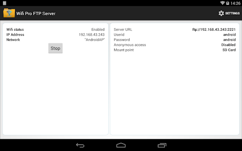 Screenshot 7 for WiFi Pro FTP Server 1.9.5 Paid
