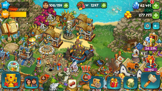 Screenshot 5 for The Tribez Build a Village 14.6.1 Mod money