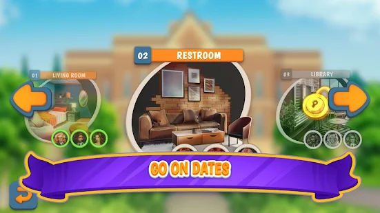 Screenshot 3 for Campus Date Sim 2.24 Mod free shopping