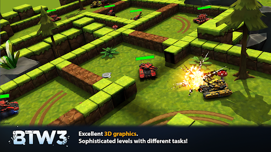 Screenshot 1 for Block Tank Wars 3 1.18 APK + MOD (Ad-Free)
