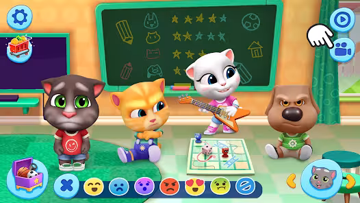 Screenshot 4 for My Talking Tom Friends 1.8.1.5 Mod money