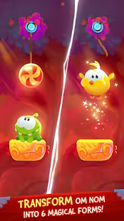 Screenshot 1 for Cut the Rope Magic 1.11.1 MOD APK Unlimited Crystals + Hints