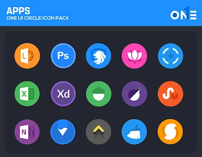 Screenshot 2 for OneUI Circle Icon Pack 3.6 Patched