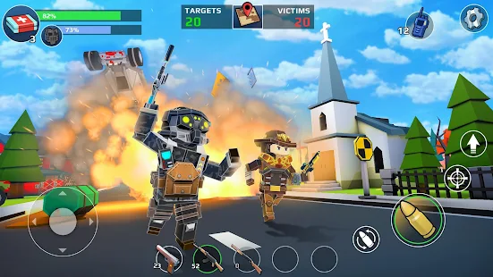 Screenshot 4 for PIXELS UNKNOWN BATTLE GROUND 1.52.02 MOD (Unlimited Money)