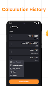 Screenshot 4 for Basic Calculator 2.0.22 MOD APK Premium Unlocked