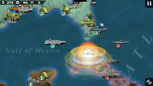 Screenshot 5 for World Conqueror 4-WW2 Strategy 1.16.2 MOD APK Unlimited Resources