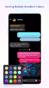 Screenshot 4 for Messenger SMS 38 MOD APK Premium Unlocked