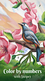 Screenshot 5 for Colorswipes Color by Number 3.8.0 MOD APK Unlimited Hints