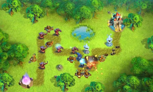 Screenshot 1 for Towers N’ Trolls 1.6.6 MOD APK Unlimited Gems
