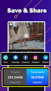 Screenshot 3 for Compress Video 2.3.8 MOD APK Premium Unlocked