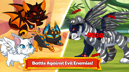 Screenshot 5 for Castle Cats Idle Hero RPG 2.10.1 MOD (Free Shopping)