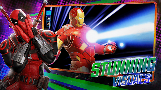 Screenshot 2 for MARVEL Strike Force Squad RPG 3.8.2 MOD (Skill has no cooling time)