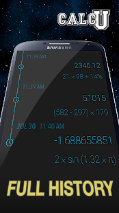 Screenshot 3 for CALCU Stylish Calculator Free Premium 3.5.4 Mod