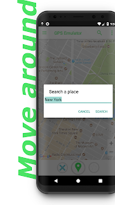 Screenshot 1 for GPS Emulator Pro 2.46 MOD APK Unlocked