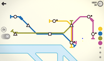 Screenshot 1 for Mini Metro 1.6.2 FULL APK + MOD Unlocked