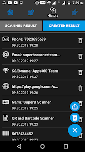 Screenshot 6 for QR and Barcode Scanner PRO 1.2.6