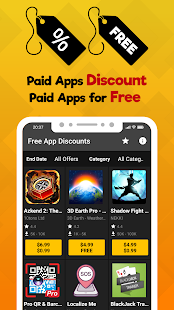 Screenshot 1 for Free App Discounts 1.0.9 [Mod AdFree]